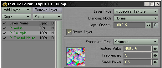bumpmap crumple
